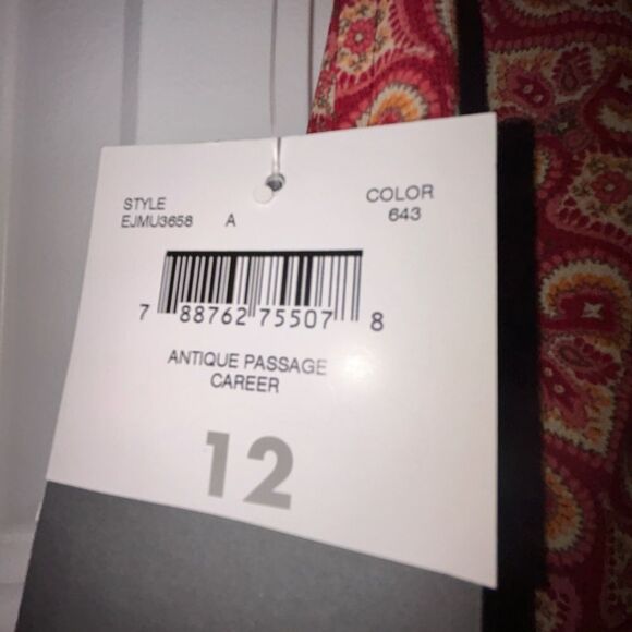 New, Emma James Antique Passage Career Reversible Maxi Skirt - Picture 5 of 8